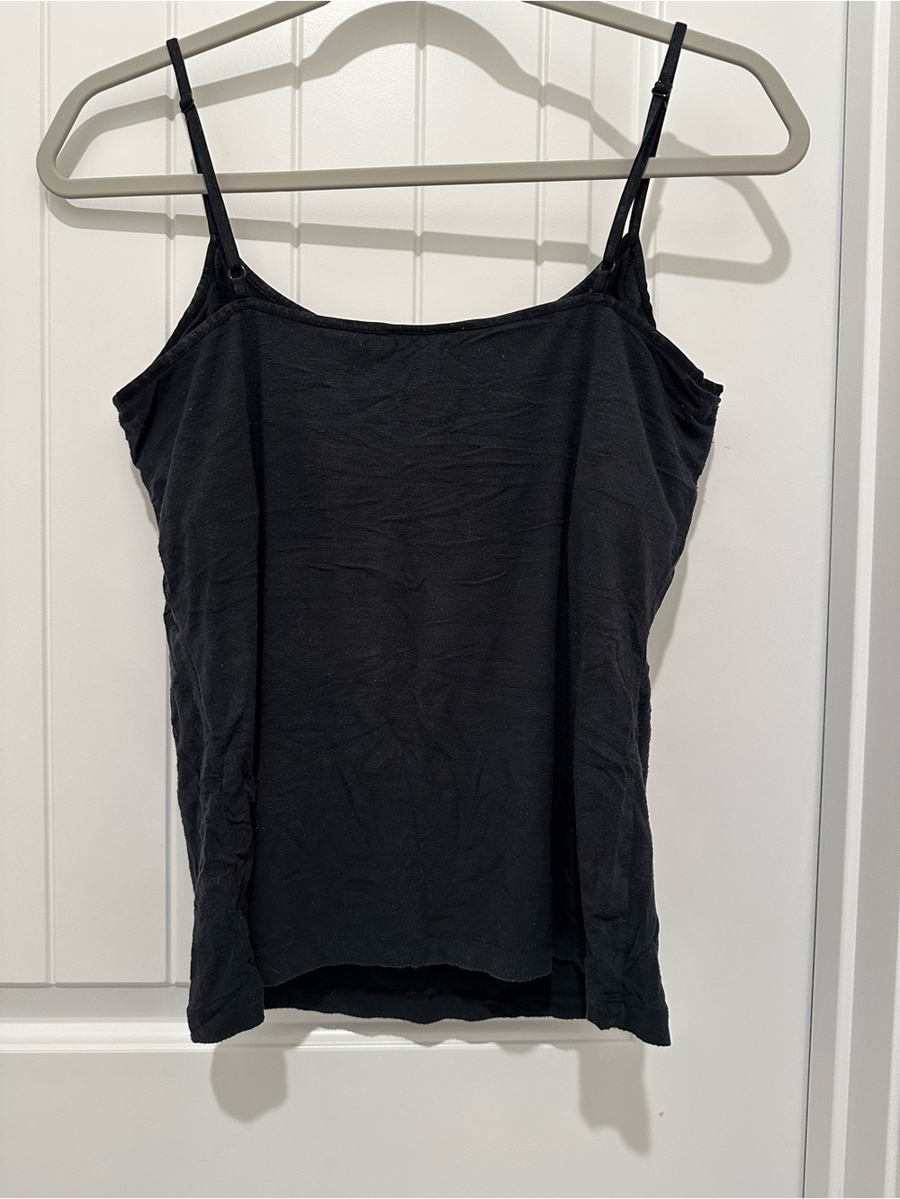 Ann Taylor LOFT Black Large Spaghetti Strap Camisole - Picture 3 of 3